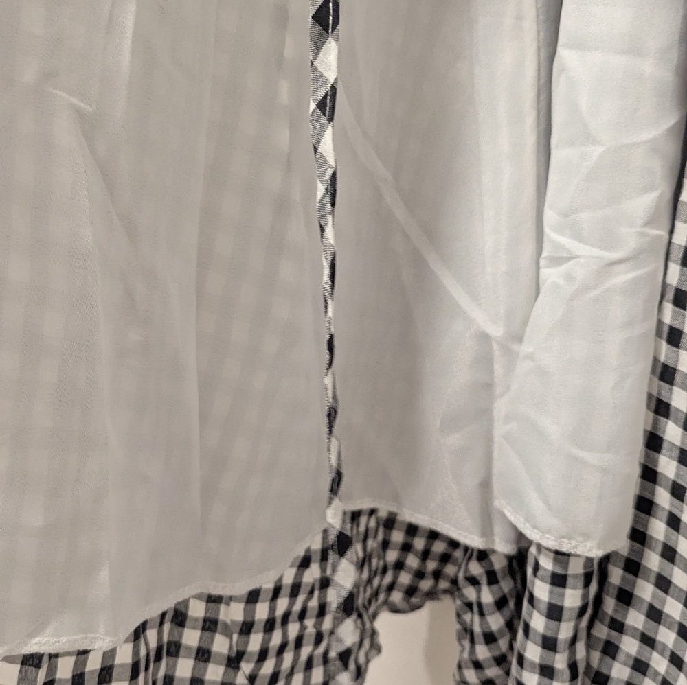 OAK + FORT Plaid Wrap Dress, NWTS - Picture 9 of 13